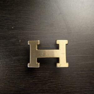 Hermes Style H Belt Buckle